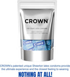 Crown CR-L-L-2100 100-Count Lubricated Latex Condoms