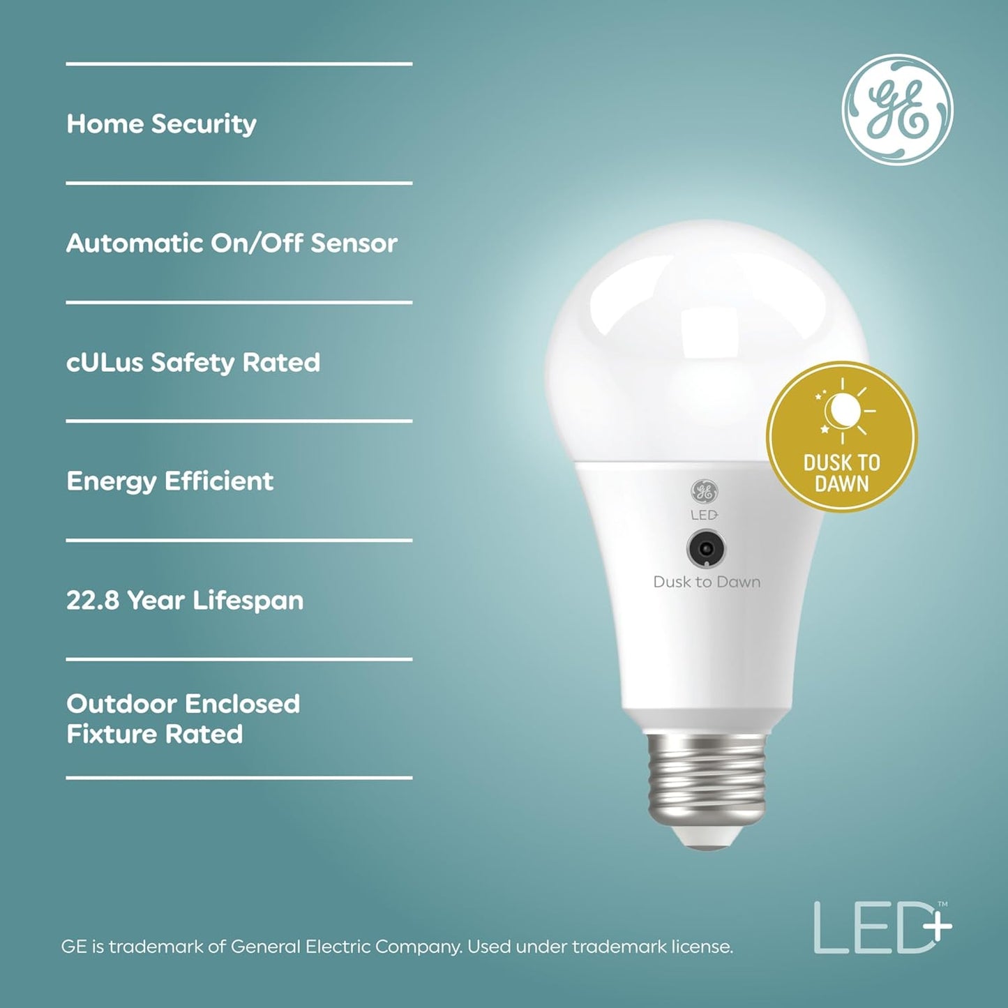 GE 10043168515013 LED Dusk to Dawn 3-Pack