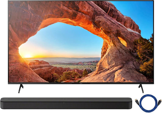 Sony X85J & HT-S100F 75-Inch 4K Smart TV with Soundbar Bundle