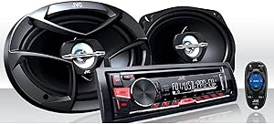 JVC KDPKR4690 CD/AM/FM Receiver & 6x9 Speakers Package — main product image