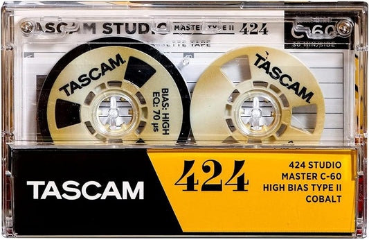 Tascam MASTR 424 High Bias Studio Cassette Tape