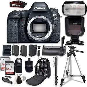 Canon EOS 6D Mark II DSLR Camera Body Bundle