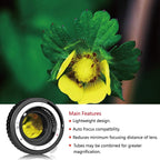 Meike 4332257968 Nikon Macro Extension Tube Set