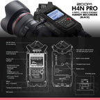 Zoom H4n Pro Portable Audio Recorder - Musician's Bundle