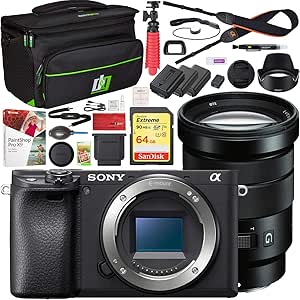 Sony E61SNILCE6400B a6400 Mirrorless Camera Bundle - 18-105mm Lens
