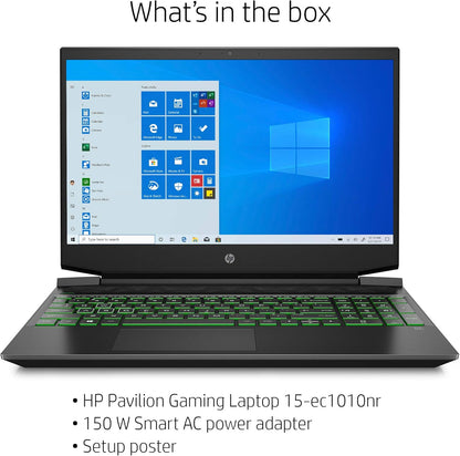 HP 15-ec1010nr Pavilion Gaming Laptop Ryzen 5 8GB 512GB SSD GTX 1650