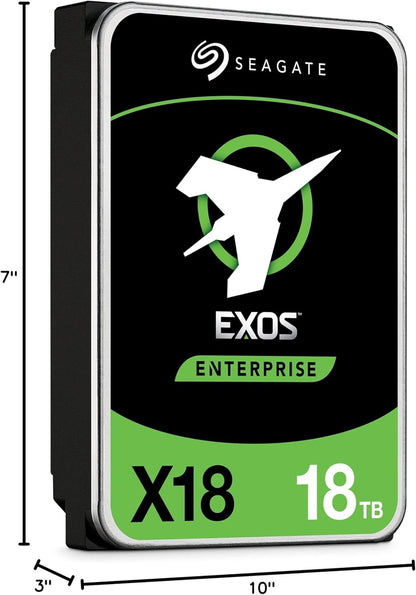 Seagate Exos X18 18TB Enterprise HDD 7200RPM SATA