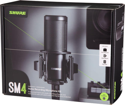 Shure SM4-K-KIT Studio Condenser XLR Microphone Kit