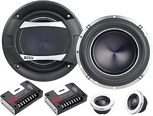 Boss PC65.2C 6.5" 500W Car Audio Component Speakers