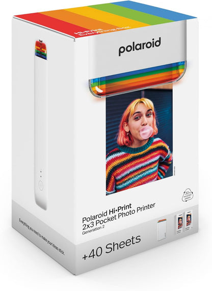 Polaroid 6438 Hi-Print 2x3 Pocket Photo Printer Bundle