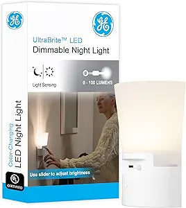 GE 45123 Ultrabrite Dimmable LED Night Light