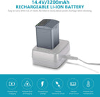 Neewer 10097923 14.4V 3200mAh Q3 Flash Battery