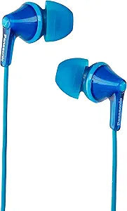 Panasonic RP-HJE125E-A Ergofit Blue Wired Earphones — main product image