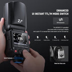 Neewer Z2-S TTL Round Head Flash Speedlite for Sony