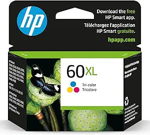 HP 60XL Tri-Color High Yield Ink Cartridge CC644WN