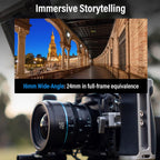 Sirui MS16L-B 16mm T1.2 Cine Lens - L Mount - Night Walker Series