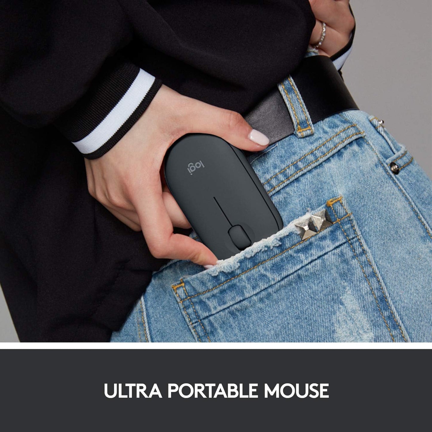 Logitech 910-006517 Pebble Graphite Wireless Silent Mouse
