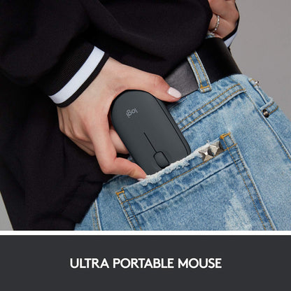 Logitech 910-006517 Pebble Graphite Wireless Silent Mouse