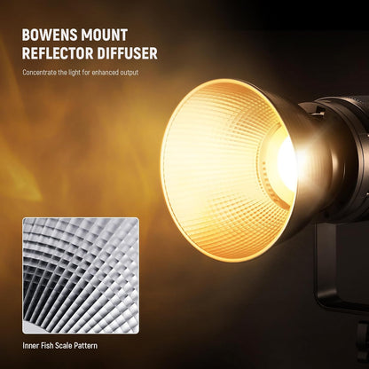 Neewer RF1 7" Fish Scale Reflector Diffuser Bowens Mount