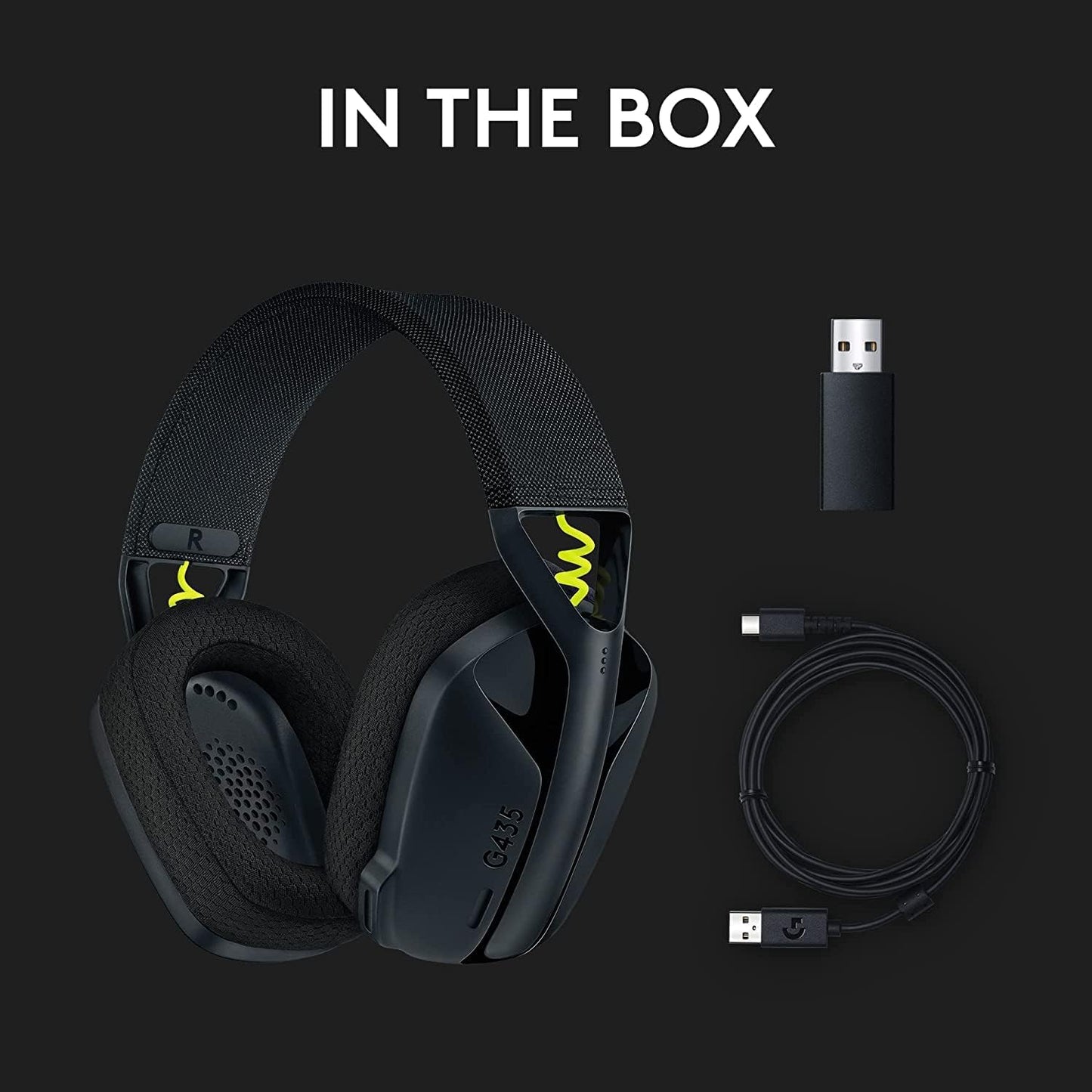 Logitech 097855168252 G435 Lightspeed Gaming Headset Renewed