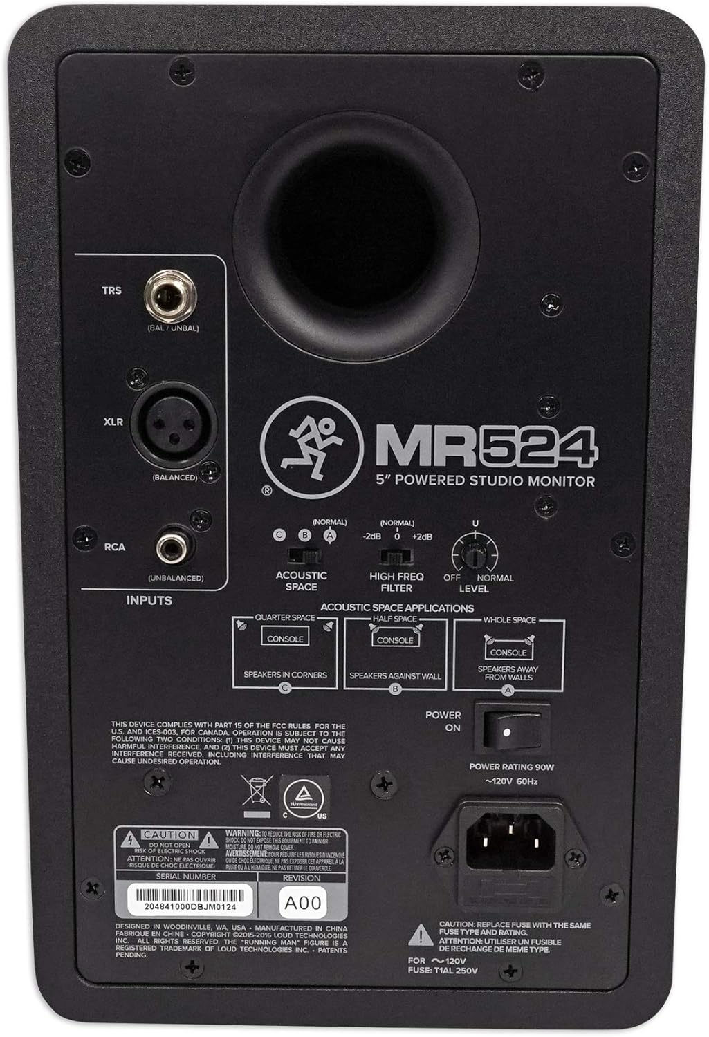 Mackie MR524 Studio Monitor Bundle Samson SR350 Headphones