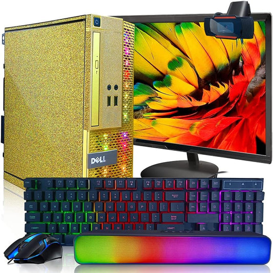 Dell Optiplex RGB Desktop PC: i5, 16GB, 512GB SSD, 22" Monitor