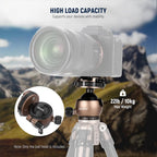Neewer GM32 Low Profile Tripod Ball Head 22lb Load