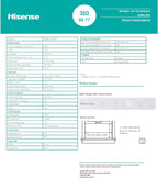 Hisense AW0822DR1W 8000 BTU Window AC Heater Renewed