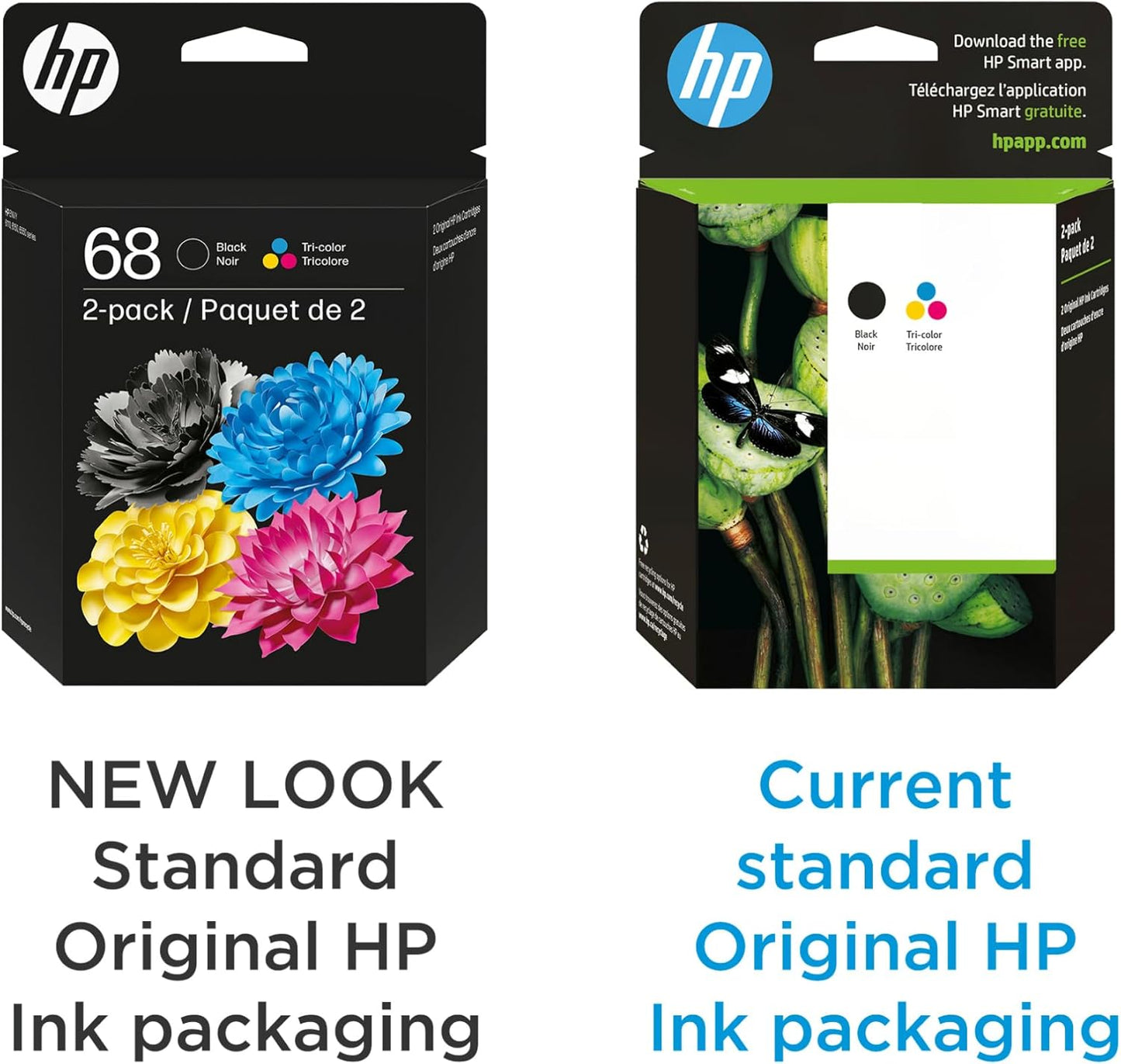 HP 68 Black/Tri-Color Ink Cartridge 2-Pack