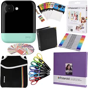 Polaroid AMZPOPK2G POP Green Instant Camera Bundle — main product image