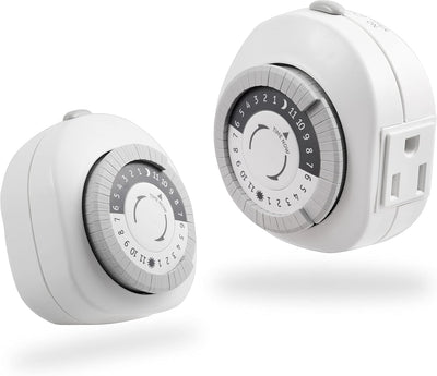 GE 46139 Heavy Duty Indoor Mechanical Timer 2-Pack