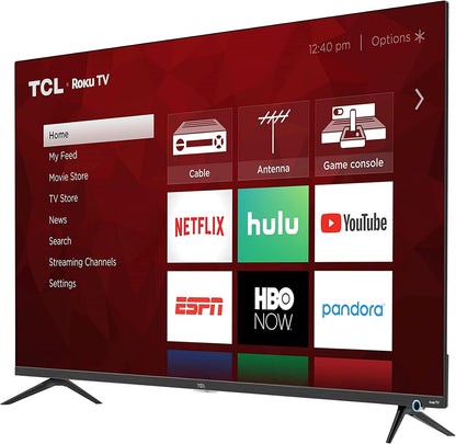 TCL 5-Series 55S525 55-Inch 4K Roku Smart TV Renewed