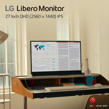 LG 27MQ70QC-S.AUS 27" QHD IPS Monitor with Webcam