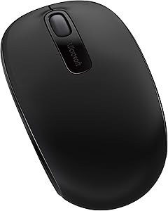 Microsoft 7MM-00001 Wireless Mobile Mouse - Black — main product image