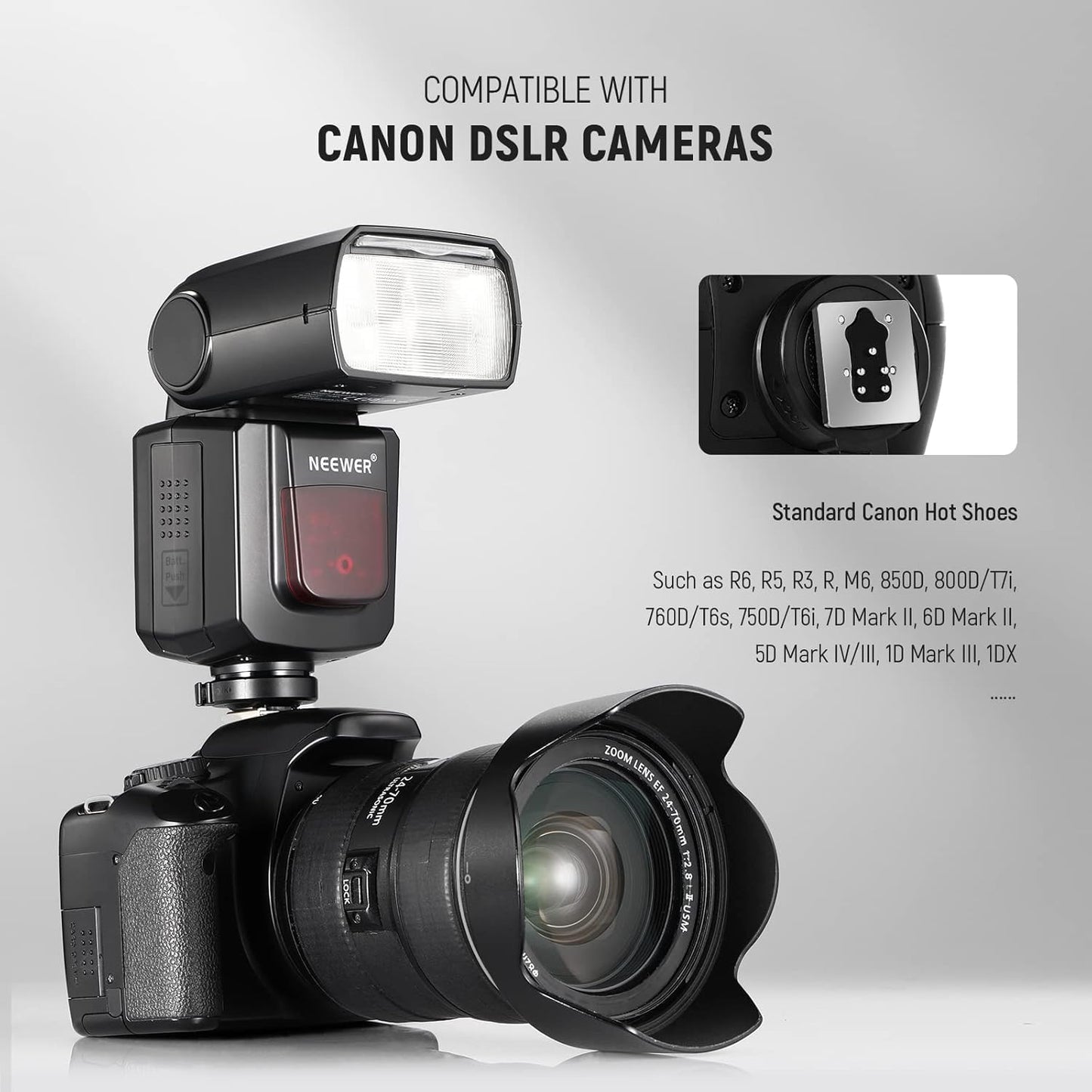 Neewer 10101414 NW665-C E-TTL II Speedlite Flash Canon