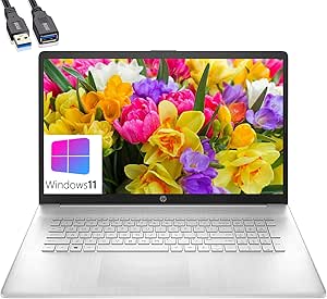 HP 17t-cn 17.3" HD+ Laptop, i7-1165G7, 8GB, 512GB SSD