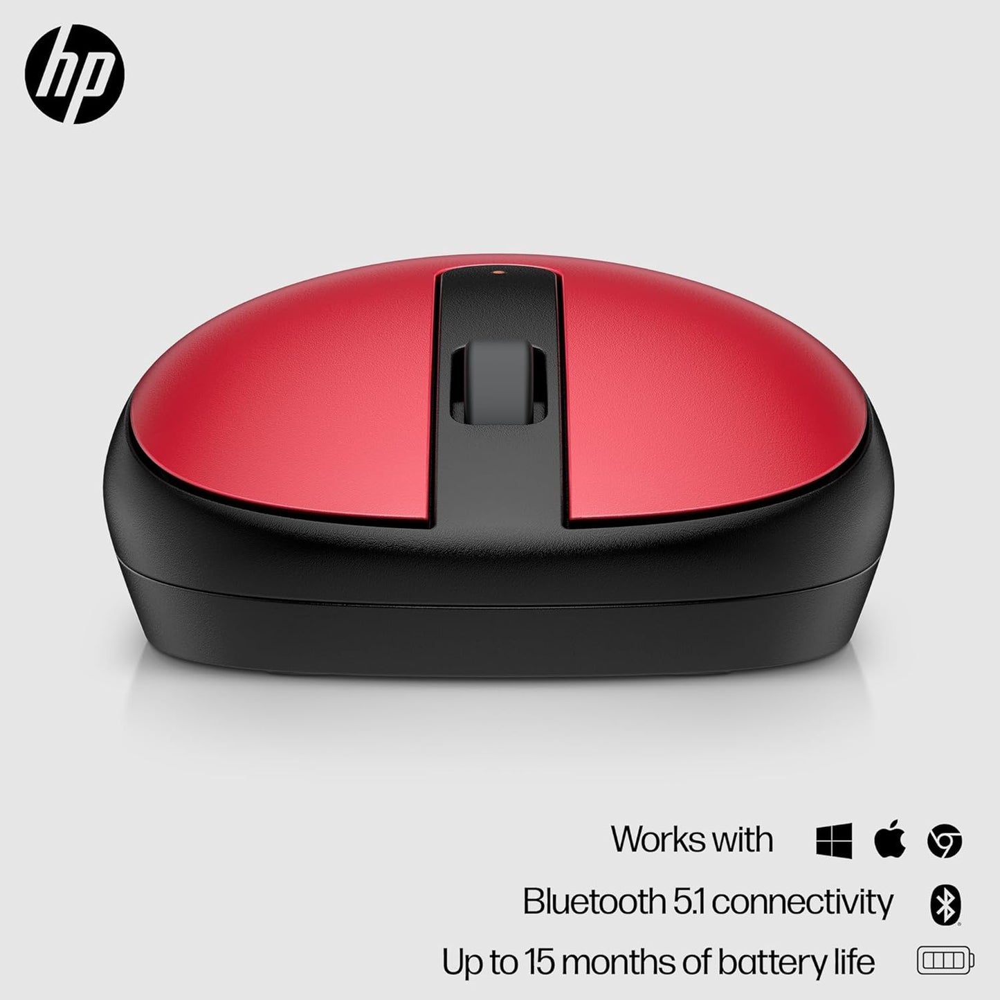 HP 43N05AA#ABA 240 Bluetooth Mouse - Empire Red