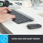 Logitech 920-009437-cr MK470 Slim Wireless Combo Graphite Renewed