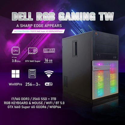 Dell OptiPlex Tower i7 GTX 1660 Super Gaming PC
