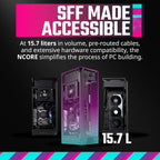 Cooler Master NR100-ZNNN85-SL0 NCORE 100 MAX ITX PC Case - Bronze
