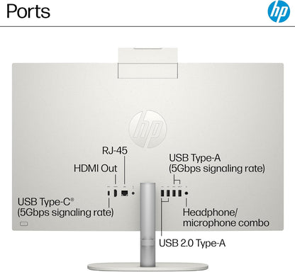 HP 24-cr0002 24" All-in-One Desktop Ryzen 5 7520U