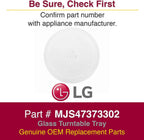 LG MJS47373302 Microwave Glass Turntable Tray
