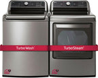 LG WT7300CV 5.8 cu.ft Top Load Washer TurboWash Graphite Steel