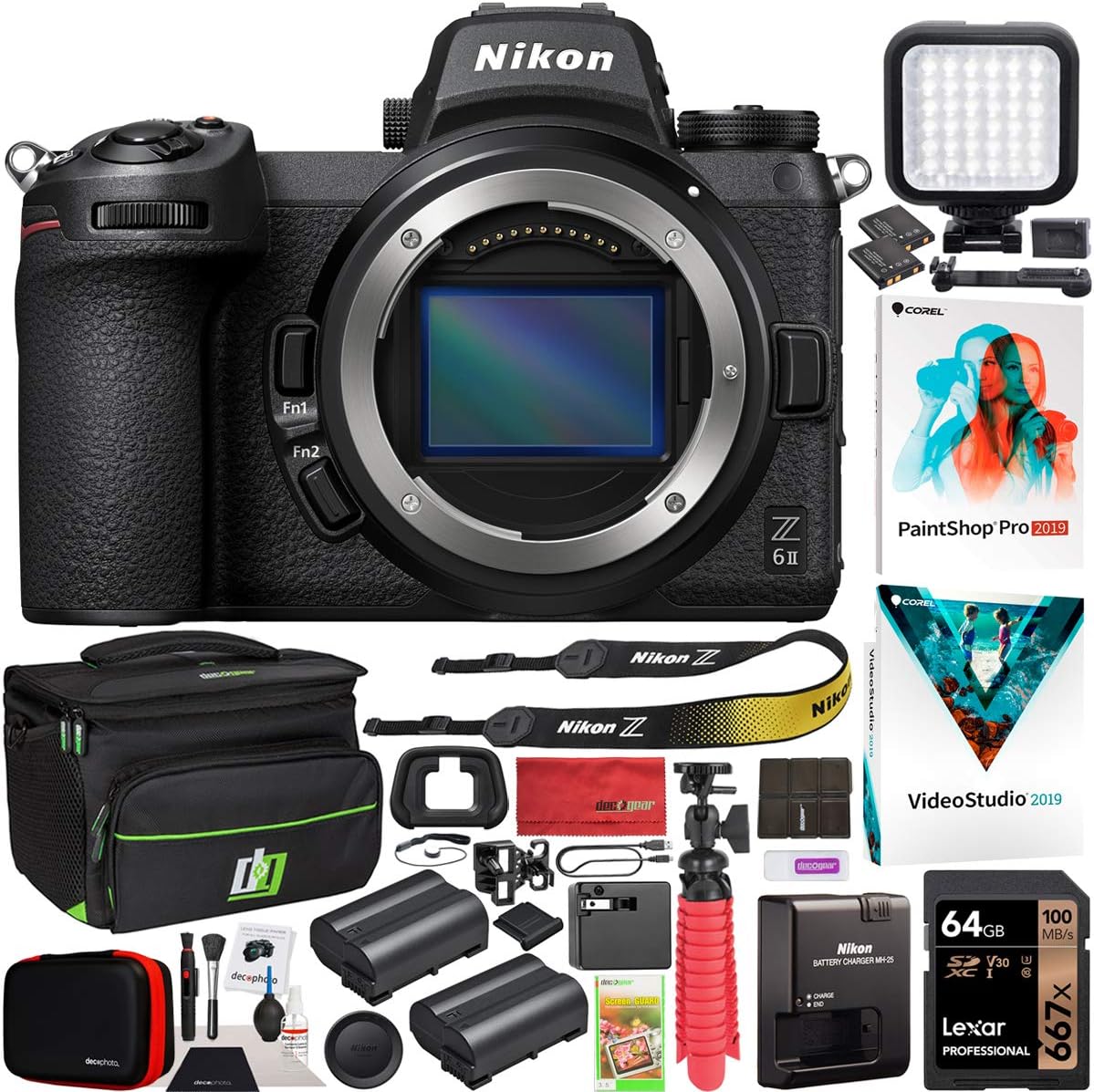 Nikon E23NKZ6IIBODY Z6II Mirrorless Camera Bundle