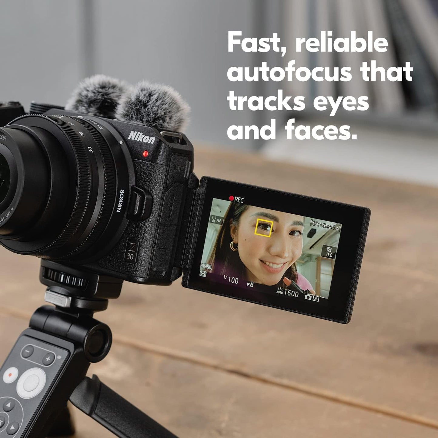 Nikon 1749 Z 30 Mirrorless Camera 16-50mm Lens Vlogging