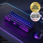 SteelSeries 64842 Apex Pro Mini Wireless Gaming Keyboard