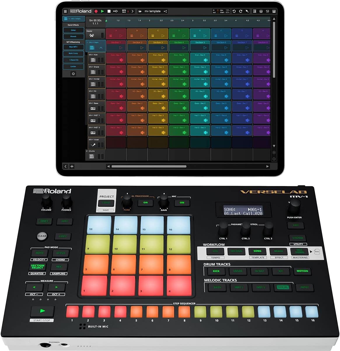 Roland VERSELAB MV-1: ZEN-Core Song Production Studio
