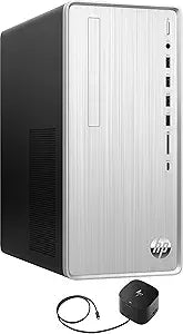 HP Pavillion TP01-2234 Ryzen 7 Desktop + USB-C Dock — main product image