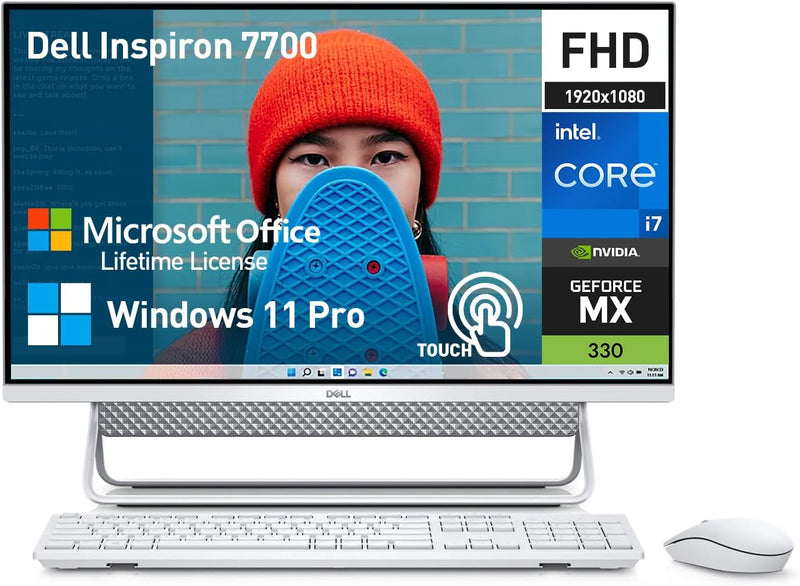 Dell Inspiron 27 All-in-One i7 MX330 Touchscreen Desktop — main product image