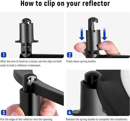 Neewer 10101103 Extendable Reflector Holder Arm